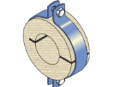 Double Bolted Clamps and Timber Ferrule