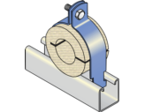 Two Piece Channel Clip and Timber Ferrule