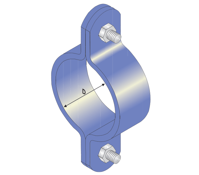 Medium Duty Double Bolted Clamp | FM16
