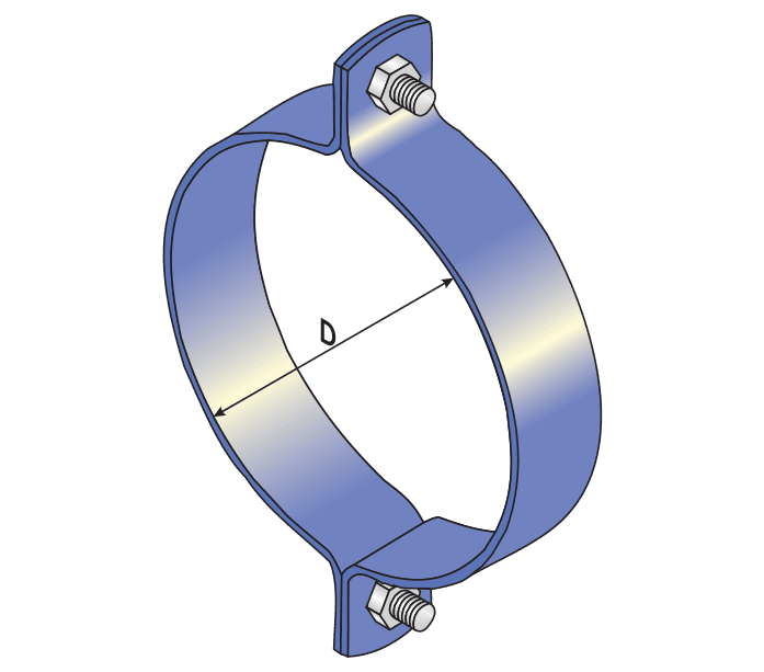 Light Duty Double Bolted Clamp | FM6