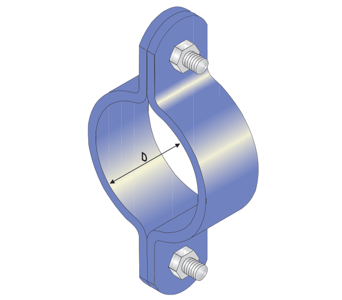 Medium Duty Double Bolted Clamp | FM16