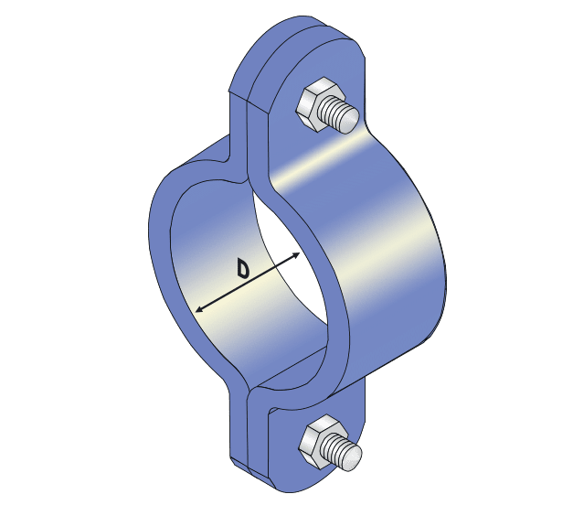 Heavy Duty Double Bolted Clamp | FM31