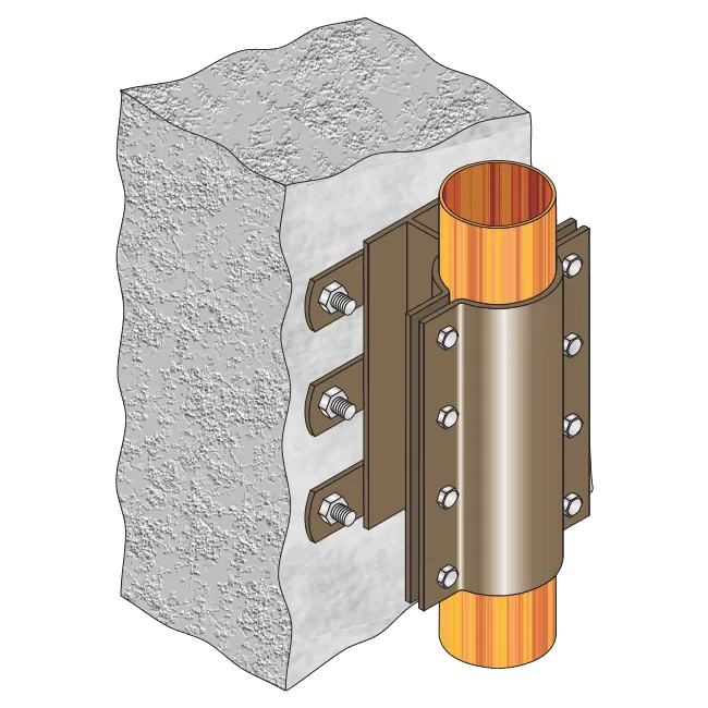 Gas Riser Anchor Wall Mount