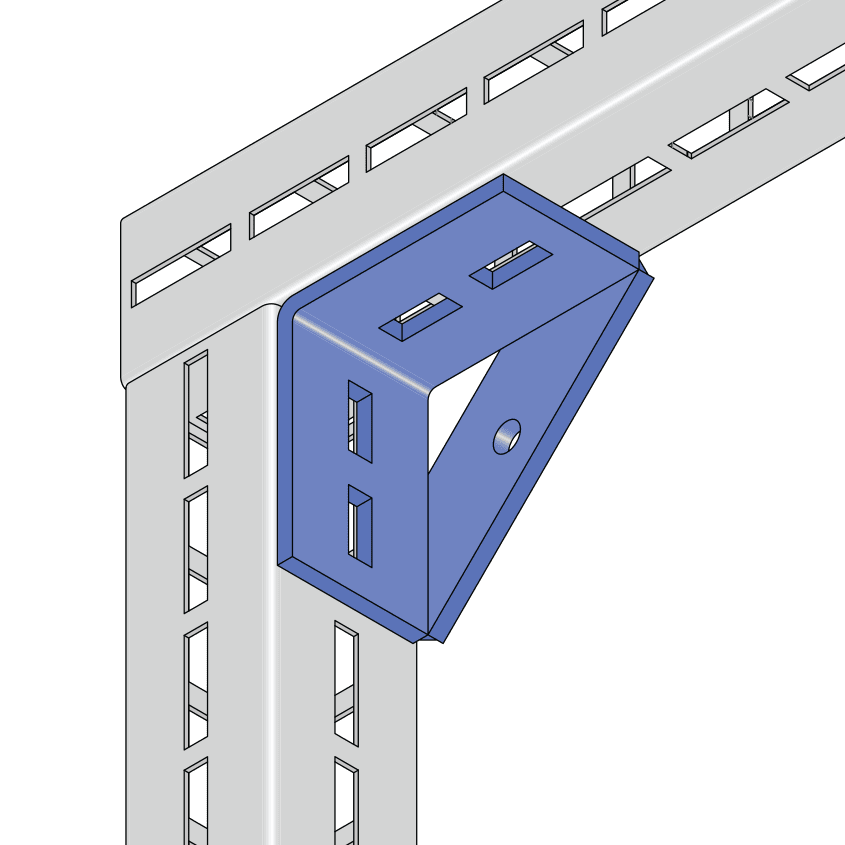 Angle Bracket with Gusset | SP100-2484
