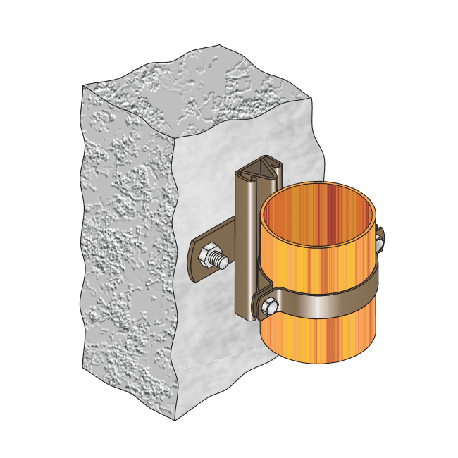 Gas Riser Guide Wall Mount