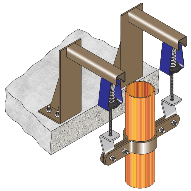 Gas Riser Spring Assembly Floor Mount