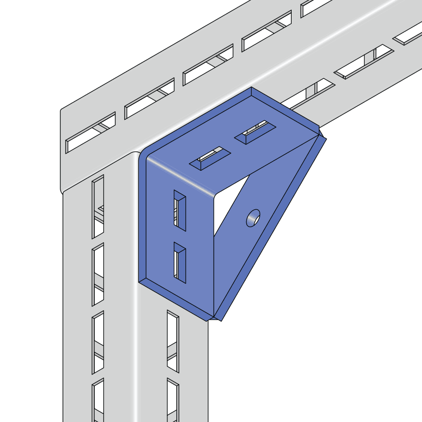 Angle Bracket with Gusset | SP100-2484