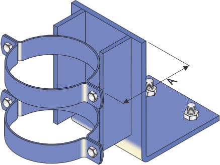 Floor Mounted Anchor - Steel Pipe
