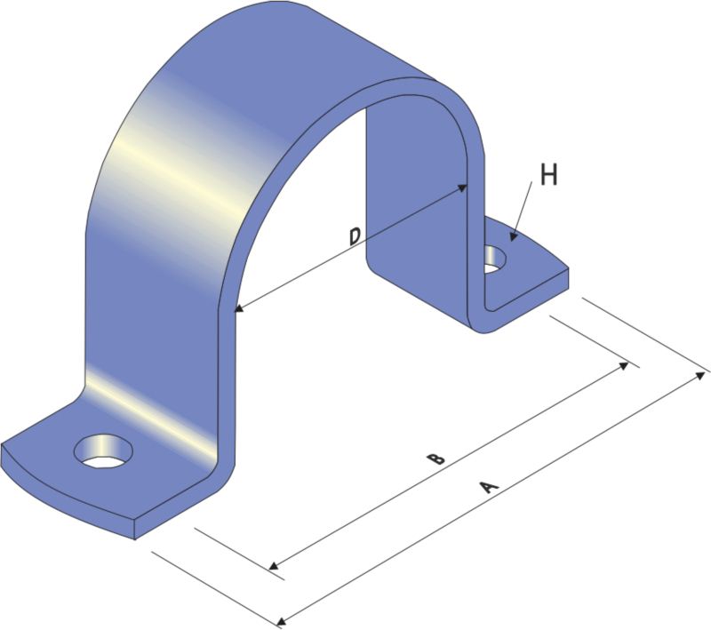 Industrial Medium-Heavy Duty Saddle Clamp