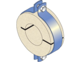 Double Bolted Clamps - Copper Pipe