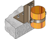FMGR006 Gas Riser Guide - Floor Mount