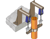 FMGR007 Gas Riser Spring Assembly - Floor Mount