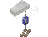 FMGR008 Gas Riser Horizontal - Floor Mount