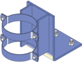Floor Mounted Anchor - Steel Pipe