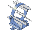 Heavy Duty Slide Guides for Steam & Condensate Steel Pipe
