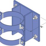 Wall Mounted Anchor - Steel Pipe