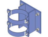 Wall Mounted Anchor - Steel Pipe