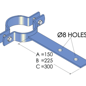 Shank Clip for Steel Pipe