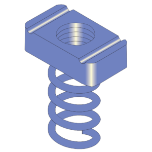 Channel Nuts with Spring