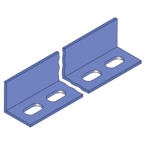 Pre-Cut Slotted Angle
