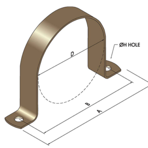 Standard Saddle Clamp for Copper Pipe