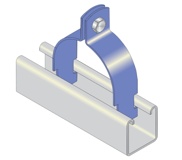 Two Piece Channel Clip | Stainless Steel