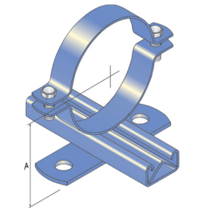 Light Duty Slide Guide for Steel Pipe | FM140