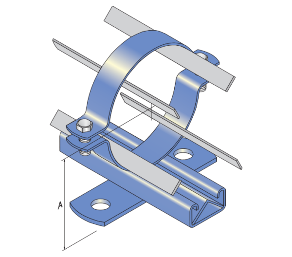 Light Duty Slide Guide for Steam & Condensate Steel Pipe