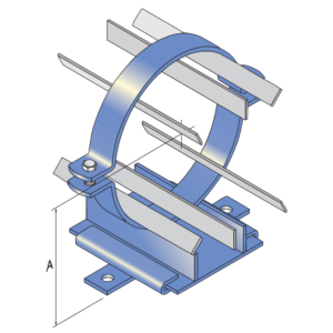 Heavy Duty Slide Guide for Steam & Condensate Steel Pipe