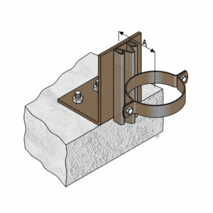 Light Duty Floor Mounted Riser Guide | FM190