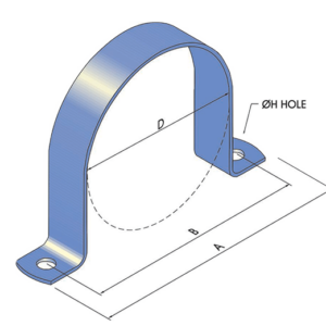 Light Duty Saddle Clamp for Steel Pipe