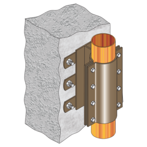 Gas Riser Anchor Wall Mount