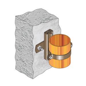 Gas Riser Guide Wall Mount