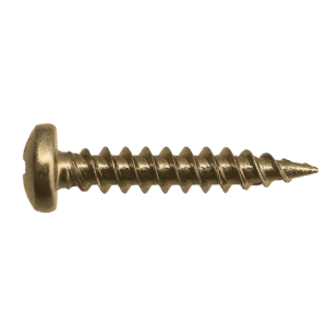 Pan Head Needle Point Screws - Zinc Yellow