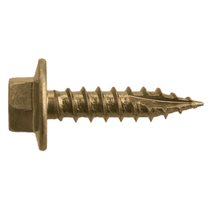Hex Head Type 17 Screws - Zinc Yellow